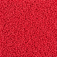 Preciosa 11/0 Rocaille Seed Beads - SB11-16A98M - Matte Red - Terra Intensive