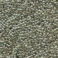 Preciosa 11/0 Rocaille Seed Beads - SB11-18503 - Terra Metallic Silver