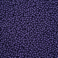Preciosa 11/0 Rocaille Seed Beads - SB11-22015 - Chalk Dark Violet - PermaLux