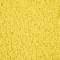 Preciosa 11/0 Rocaille Seed Beads - SB11-22M01 - Matte Chalk Light Yellow - PermaLux