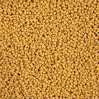 Preciosa 11/0 Rocaille Seed Beads - SB11-22M03 - Matte Chalk Yellow-Brown - PermaLux