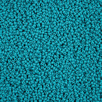 Preciosa 11/0 Rocaille Seed Beads - SB11-22M18 - Matte Chalk Teal - PermaLux