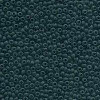 Preciosa 11/0 Rocaille Seed Beads - SB11-23980M - Matt Opaque Jet