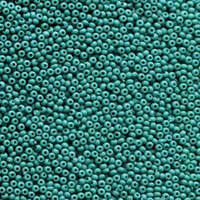 Preciosa 11/0 Rocaille Seed Beads - SB11-63130M - Matt Green Turquoise