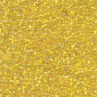 Preciosa 11/0 Rocaille Seed Beads - SB11-81010 - Transparent Yellow AB