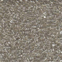 Miyuki 1.8mm (SB18) Square Bead - SB18-1 - Silver Lined Crystal