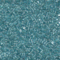 Miyuki 1.8mm (SB18) Square Bead - SB18-18 - Silver Lined Aqua