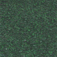Miyuki 1.8mm (SB18) Square Bead - SB18-146 - Transparent Green