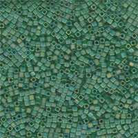 Miyuki 1.8mm (SB18) Square Bead - SB18-146FR - Matte Transparent Green AB