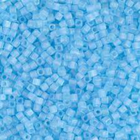 Miyuki 1.8mm (SB18) Square Bead - SB18-148FR - Matte Transparent Aqua AB