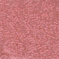Miyuki 1.8mm (SB18) Square Bead - SB18-204 - Baby Pink Lined Crystal