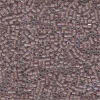 Miyuki 1.8mm (SB18) Square Bead - SB18-215 - Blush Lined Crystal