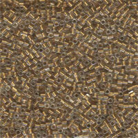 Miyuki 1.8mm (SB18) Square Bead - SB18-234 - Sparkly Metallic Gold Lined Crystal