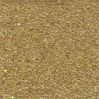 Miyuki 1.8mm (SB18) Square Bead - SB18-251 - Transparent Light Topaz AB