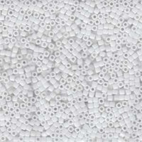 Miyuki 1.8mm (SB18) Square Bead - SB18-402 - Opaque White