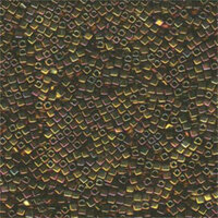 Miyuki 1.8mm (SB18) Square Bead - SB18-462 - Metallic Gold Iris