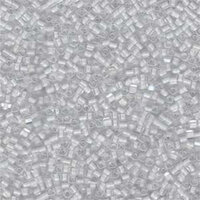 Miyuki 1.8mm (SB18) Square Bead - SB18-1104 - White Lined Crystal