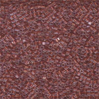 Miyuki 1.8mm (SB18) Square Bead - SB18-2601 - Sparkly Antique Rose Lined Crystal