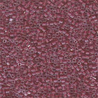 Miyuki 1.8mm (SB18) Square Bead - SB18-2603 - Sparkly Rose Lined Crystal