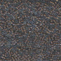 Miyuki 1.8mm (SB18) Square Bead - SB18-2642 - Sparkly Bronze Lined AB