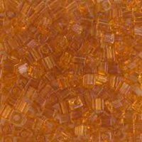 Miyuki 3mm (SB3) Square Bead - SB3-133 - Transparent Topaz
