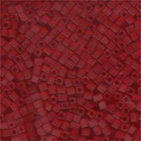 Miyuki 3mm (SB3) Square Bead - SB3-141F - Matte Transparent Ruby
