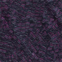 Miyuki 3mm (SB3) Square Bead - SB3-153L - Transparent Dark Smoky Amethyst