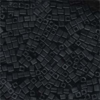Miyuki 3mm (SB3) Square Bead - SB3-401F - Matte Black