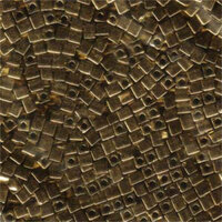 Miyuki 3mm (SB3) Square Bead - SB3-457 - Metallic Bronze