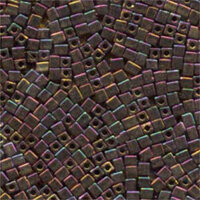 Miyuki 3mm (SB3) Square Bead - SB3-462 - Metallic Gold Iris