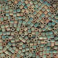 Miyuki 3mm (SB3) Square Bead - SB3-2035 - Opaque Khaki