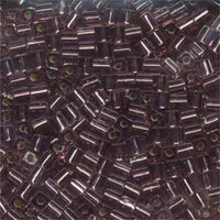 Miyuki 4mm (SB4) Square Bead - SB4-012 - Silver Lined Smoky Amethyst AB