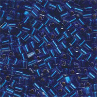 Miyuki 4mm (SB4) Square Bead - SB4-019 - Silver Lined Sapphire AB