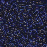 Miyuki 4mm (SB4) Square Bead - SB4-020 - Silver Lined Cobalt AB