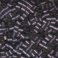 Miyuki 4mm (SB4) Square Bead - SB4-024F - Matte Silver Lined Amethyst AB