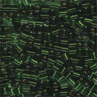 Miyuki 4mm (SB4) Square Bead - SB4-026 - Silver Lined Olive AB
