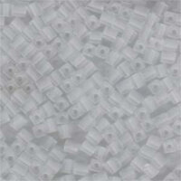 Miyuki 4mm (SB4) Square Bead - SB4-131F - Matte Transparent Crystal