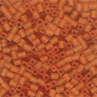 Miyuki 4mm (SB4) Square Bead - SB4-133F - Matte Transparent Topaz