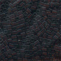 Miyuki 4mm (SB4) Square Bead - SB4-134 - Transparent Dark Topaz