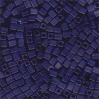 Miyuki 4mm (SB4) Square Bead - SB4-151F - Matte Transparent Cobalt