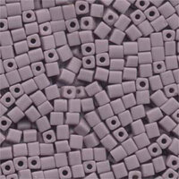 Miyuki 4mm (SB4) Square Bead - SB4-410F - Matte Opaque Mauve