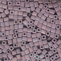 Miyuki 4mm (SB4) Square Bead - SB4-410FR - Matte Opaque Mauve AB