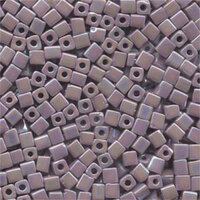 Miyuki 4mm (SB4) Square Bead - SB4-410R - Opaque Mauve AB