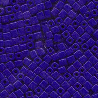 Miyuki 4mm (SB4) Square Bead - SB4-414 - Opaque Cobalt