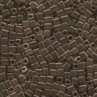 Miyuki 4mm (SB4) Square Bead - SB4-2006 - Matte Metallic Dark Bronze