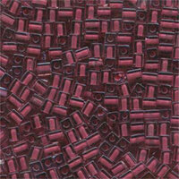 Miyuki 4mm (SB4) Square Bead - SB4-2649 - Pink Lined Red