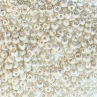 Preciosa 6/0 Rocaille Seed Beads - SB6-00030-31000M - Fine Silver Brush Plate