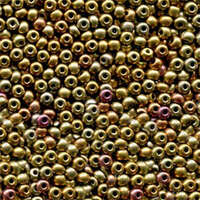 Preciosa 6/0 Rocaille Seed Beads - SB6-01610 - Golden Rainbow