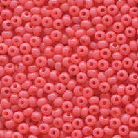 Preciosa 6/0 Rocaille Seed Beads - SB6-02691 - Salmon Opal Sol Gel