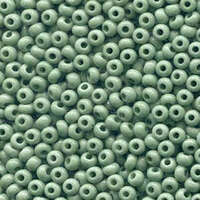 Preciosa 6/0 Rocaille Seed Beads - SB6-03663 - Opaque Jade Sol Gel